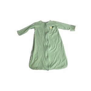 Zamlory Baby Sleep Sack 2 way Zipper Sage Green Cotton 6-12 Months